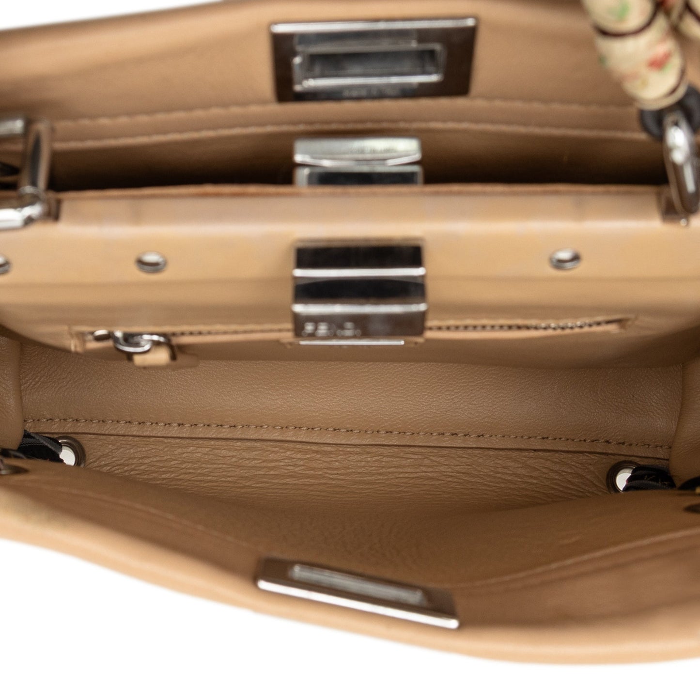 Fendi Ribbon Whipstitch Peekaboo