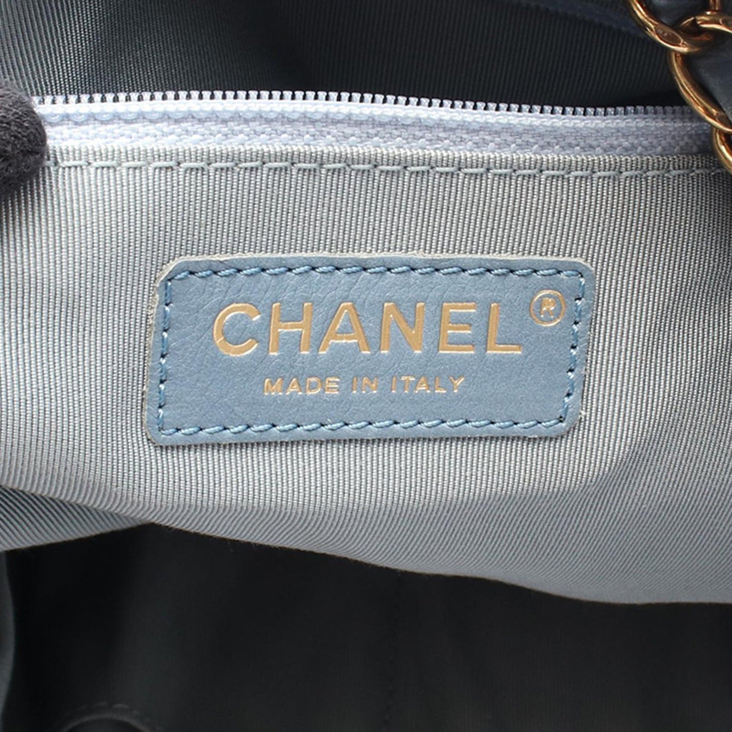 Chanel Quilted Washed Denim Urban Spirit Bucket Bag