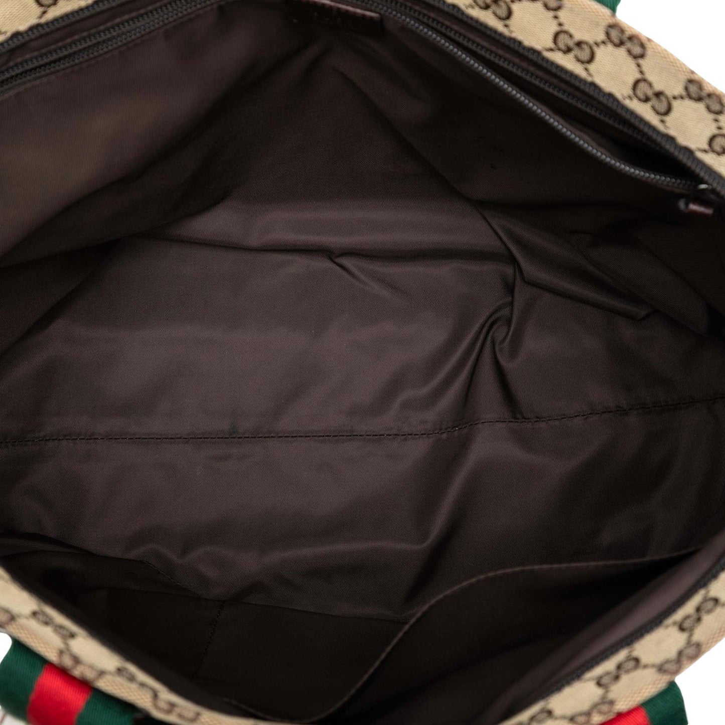 Gucci GG Canvas Web Tote Bag