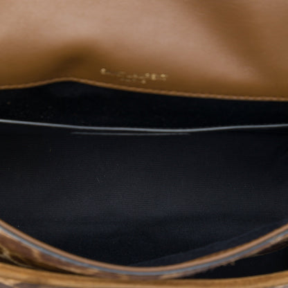 Saint Laurent Pony Hair Leopard Print Niki Bag