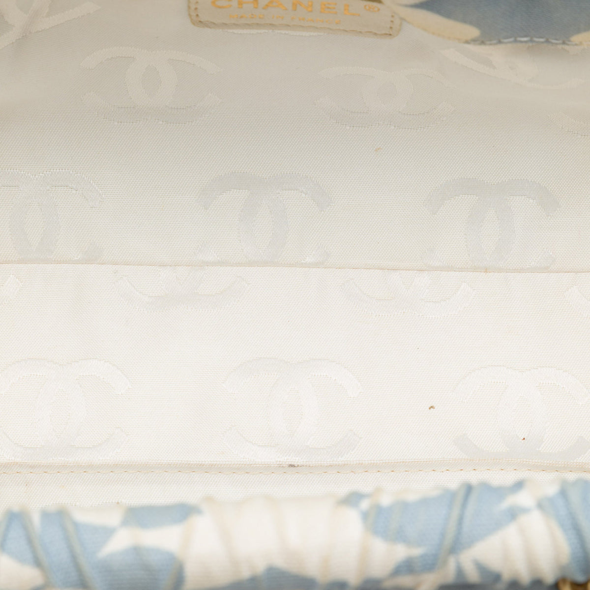 Chanel CC Clover Printed Canvas Bag