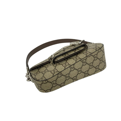 Gucci Mini GG Supreme Asymmetric Horsebit 1955 Bag