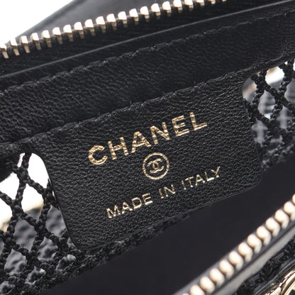 Borsa Chanel CC Round Mesh Hobo