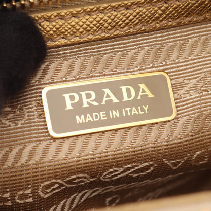 Prada Saffiano Lux Galleria Double Zip Bag