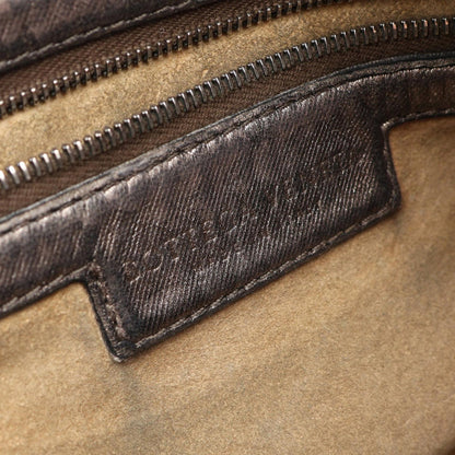 Bottega Veneta Medium Metallic Nappa Intrecciato Veneta Hobo