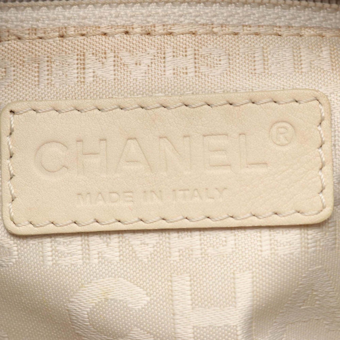 Chanel CC Canvas Chocolate Bar No.5 Camellia Bowling Bag