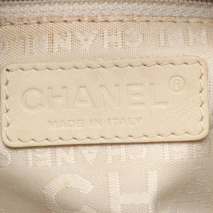 Chanel CC Canvas Chocolate Bar No.5 Camellia Bowling Bag