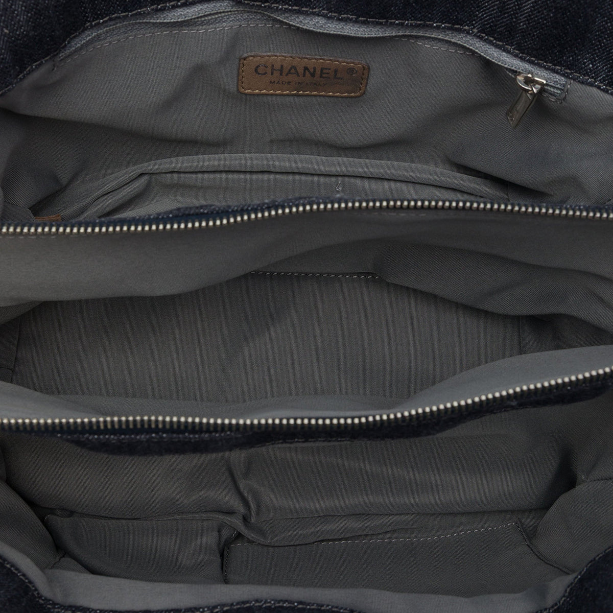 Chanel CC Quilted Denim Timeless Tote