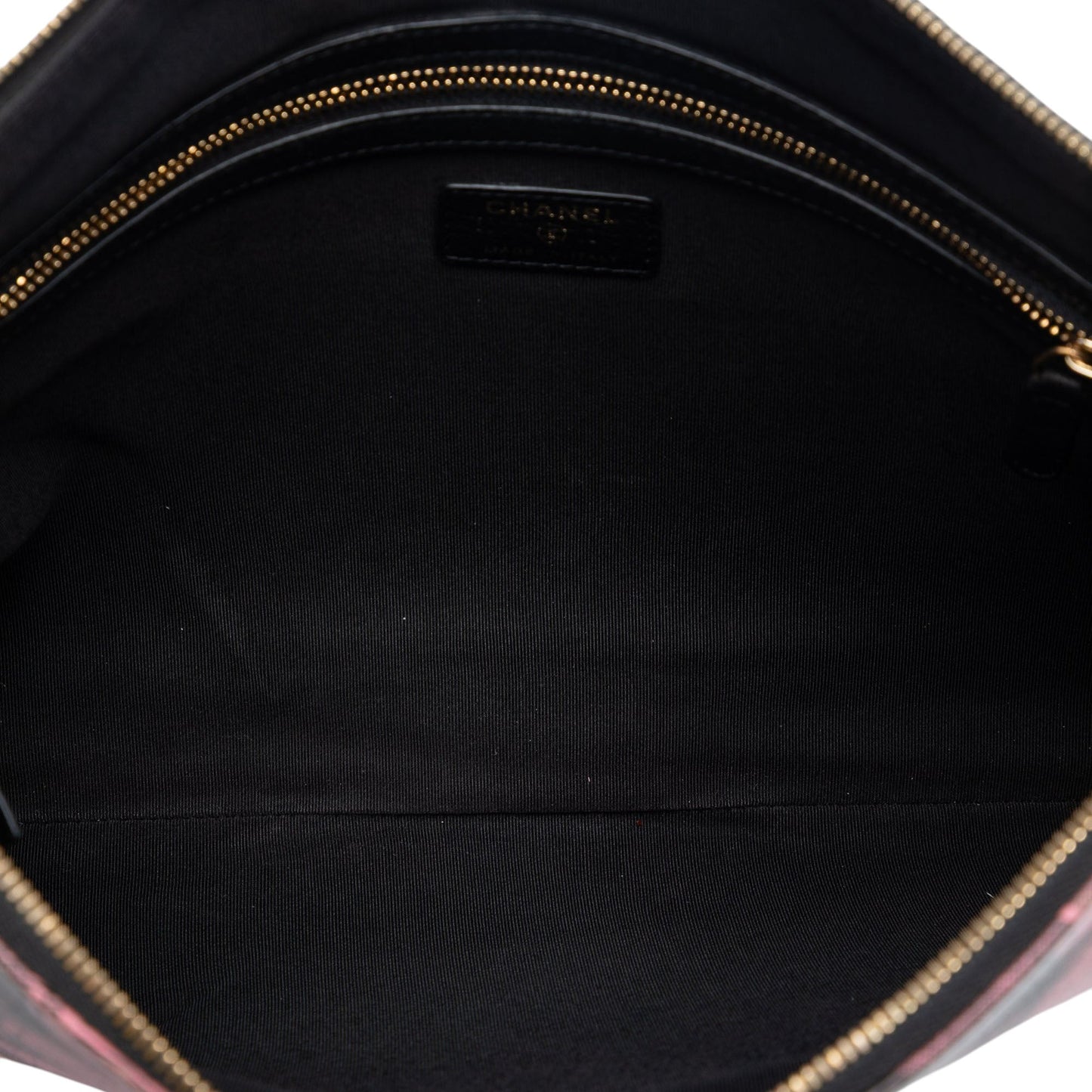 Clutch Chanel CC Camellia Printed O Case