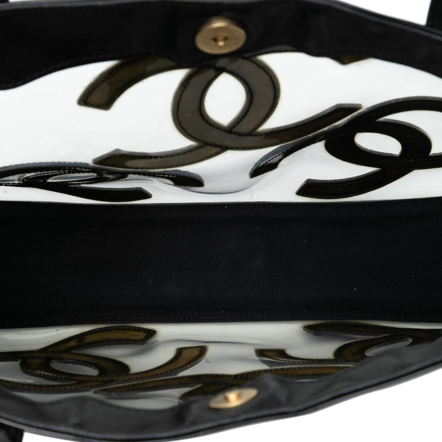 Chanel Triple CC Vinyl and Patent Tote