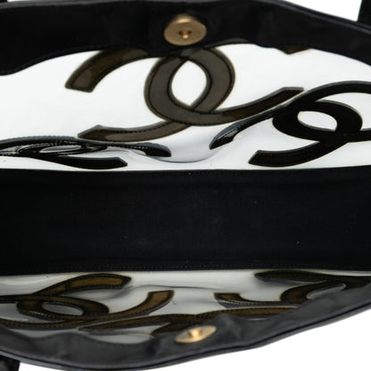 Chanel Triple CC Vinyl and Patent Tote
