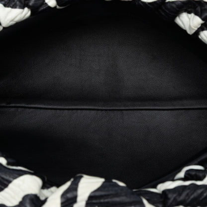 Bottega Veneta Zebra Print Chain Pouch