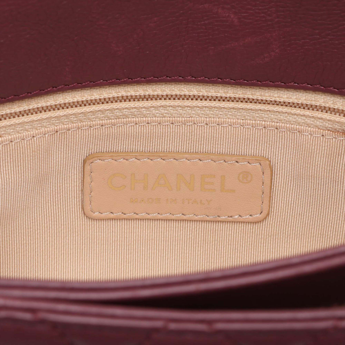 Chanel CC Quilted Lambskin Single Flap