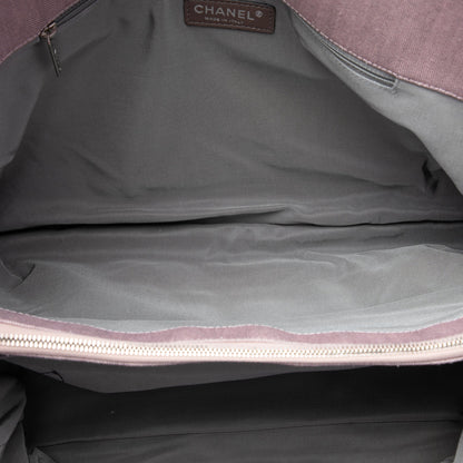 Chanel Large CC Quilted Denim Tote