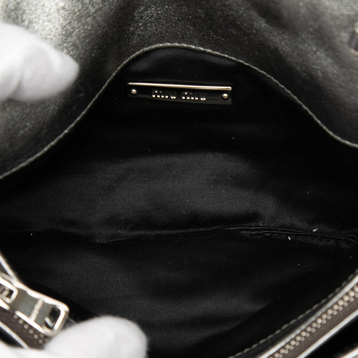 Miu Miu Crystal Chain Shoulder Bag