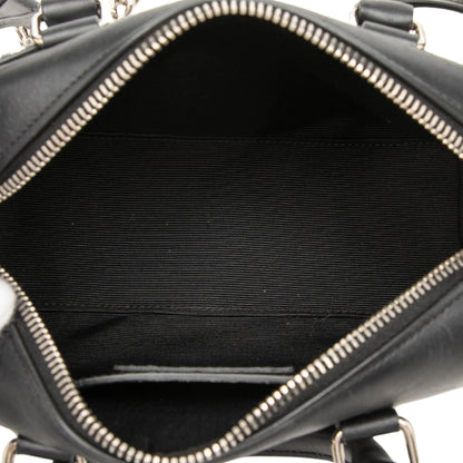Saint Laurent Toy Leather Leopard Print Classic Duffle Bag