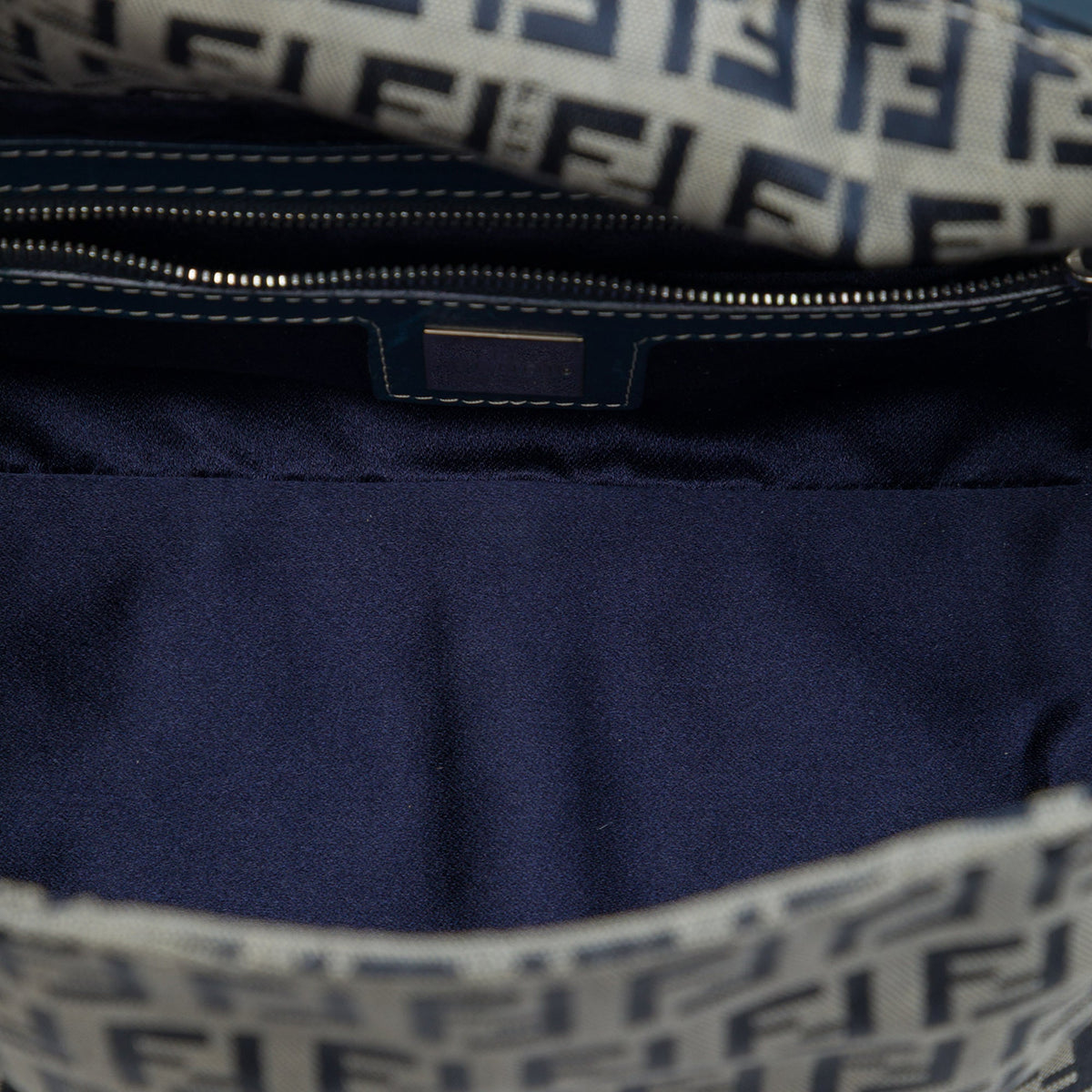 Fendi Zucchino Double Flap Bag