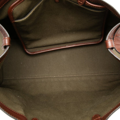 Fendi Sarah Coleman Zucca Fish Eye Vertigo Peekaboo X Tote