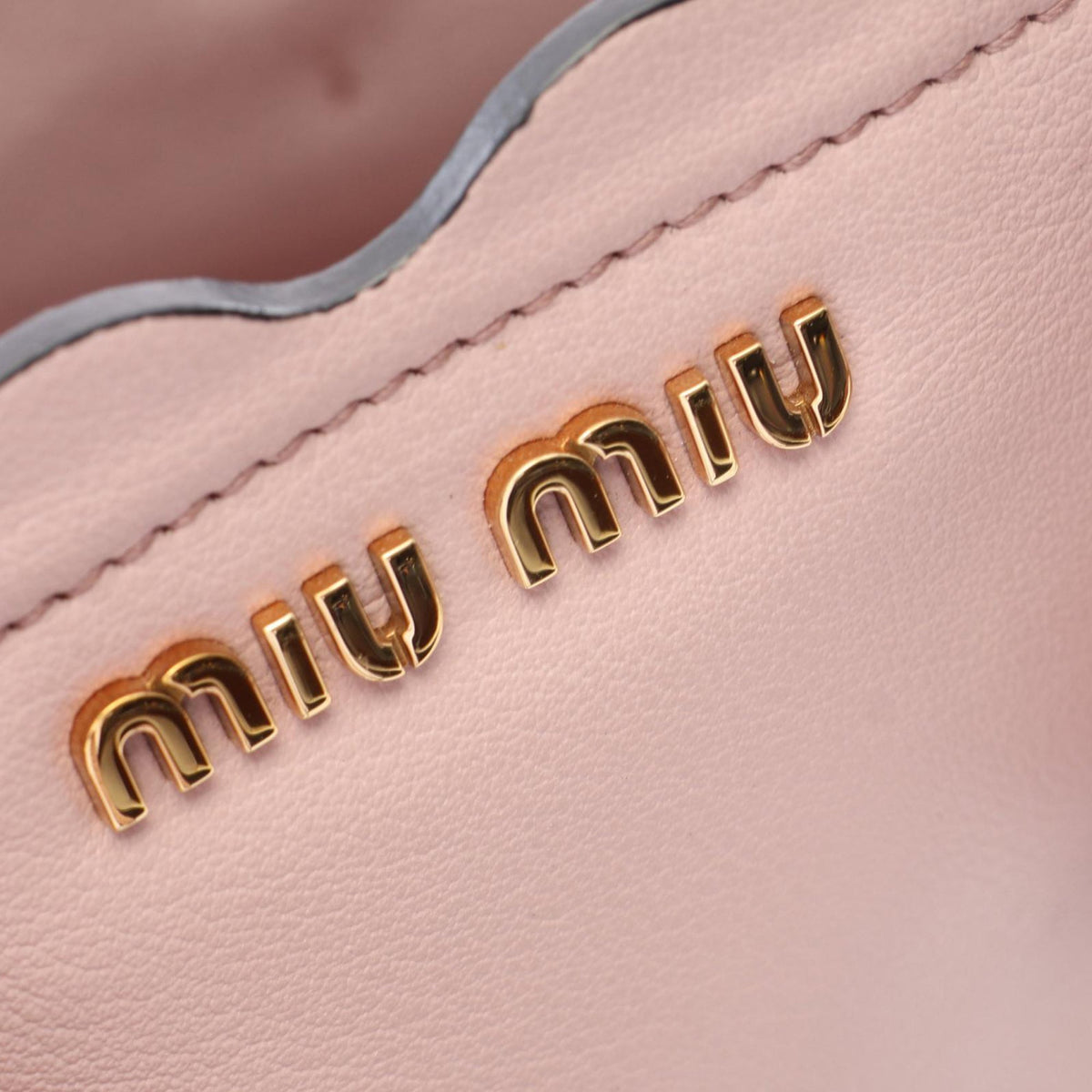 Miu Miu Leather Flower Tote Bag