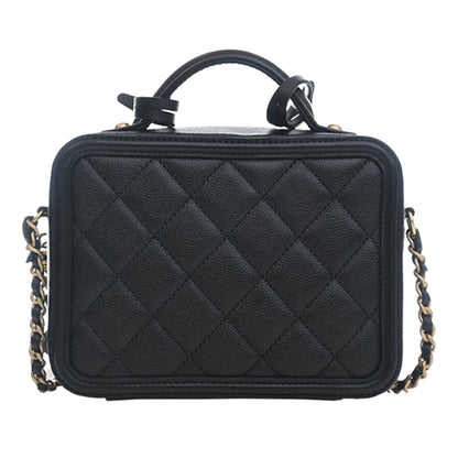 Chanel CC Filigree Vanity Case