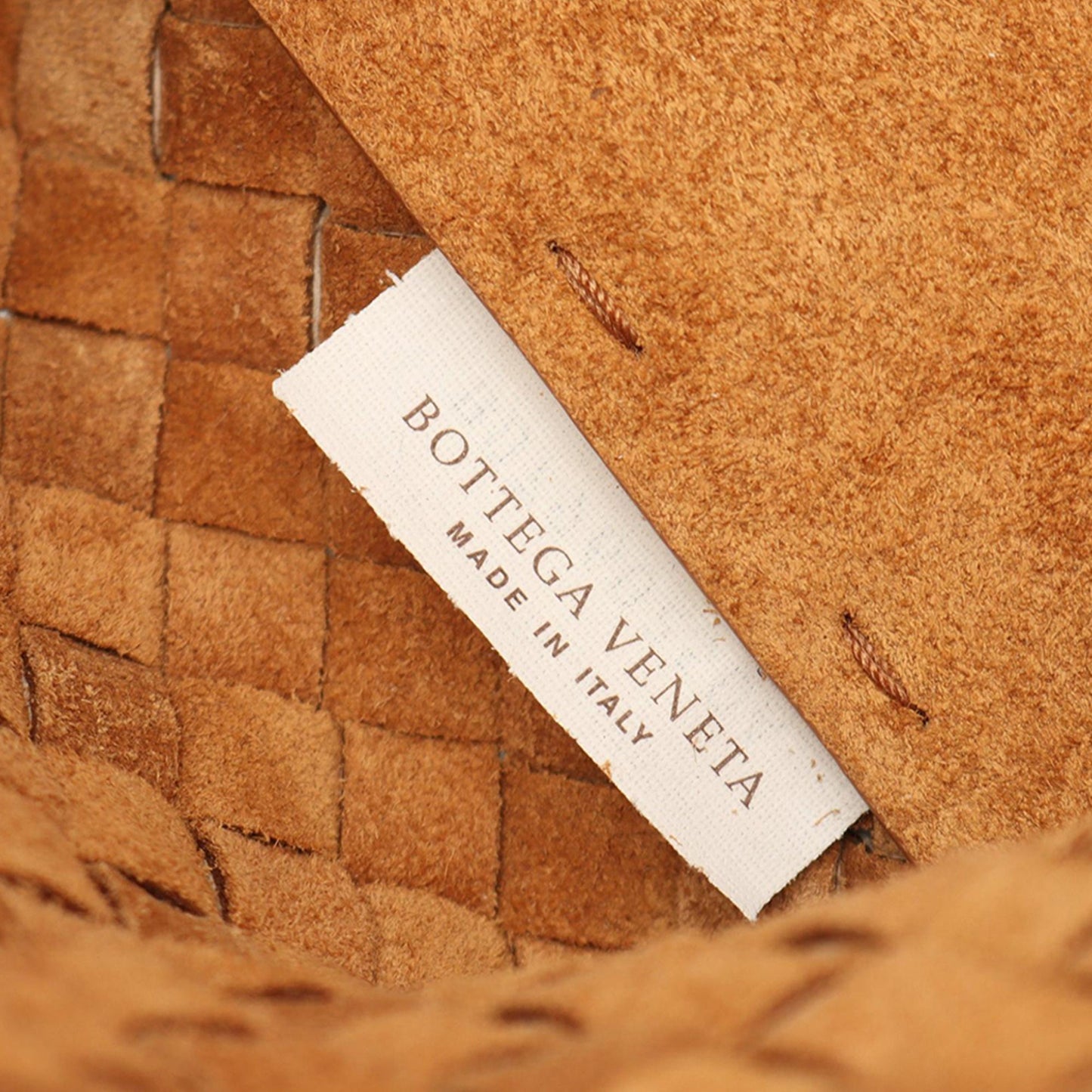 Bottega Veneta Lambskin Intreccio Cabat Tote