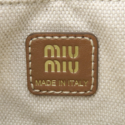 Miu Miu Logo Drawstring Bag
