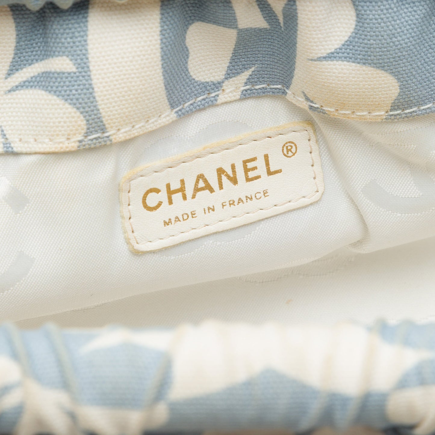 Chanel CC Clover Printed Canvas Bag