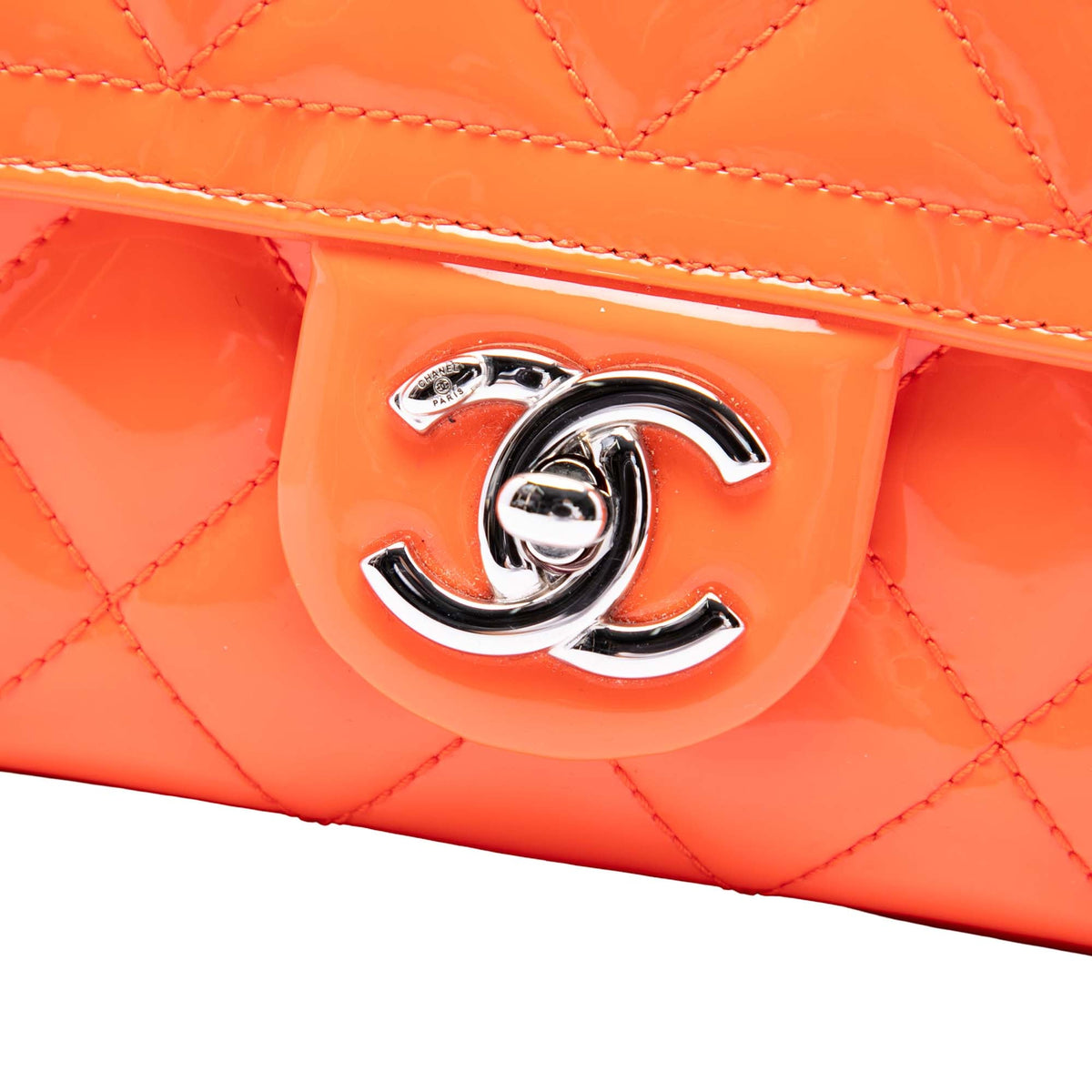 Chanel Quilted Patent Coco Shine Flap Bag