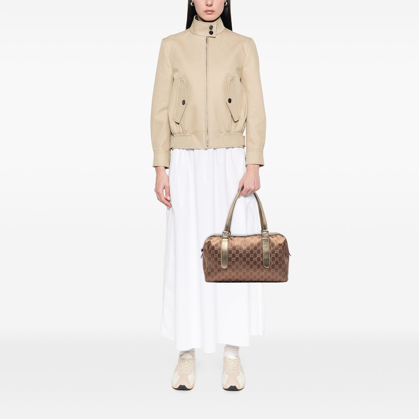 Gucci GG Satin Boston Bag