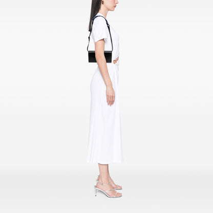 Miu Miu Soft Calf Logo Wallet on Strap Bag