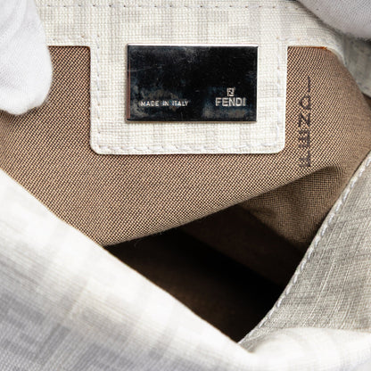 Fendi Zucchino Spalmati Double Flap