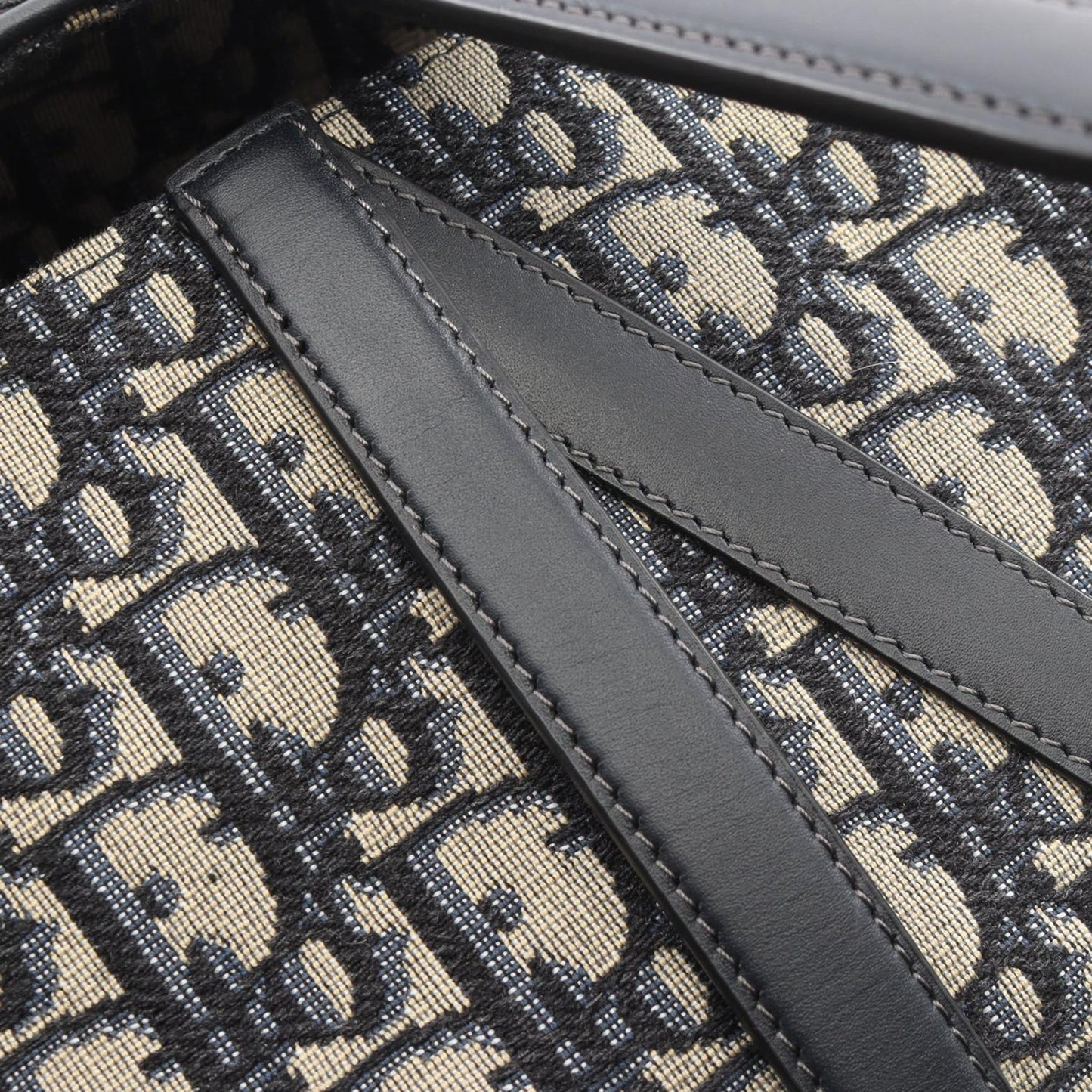 Dior Oblique Canvas Saddle Bag