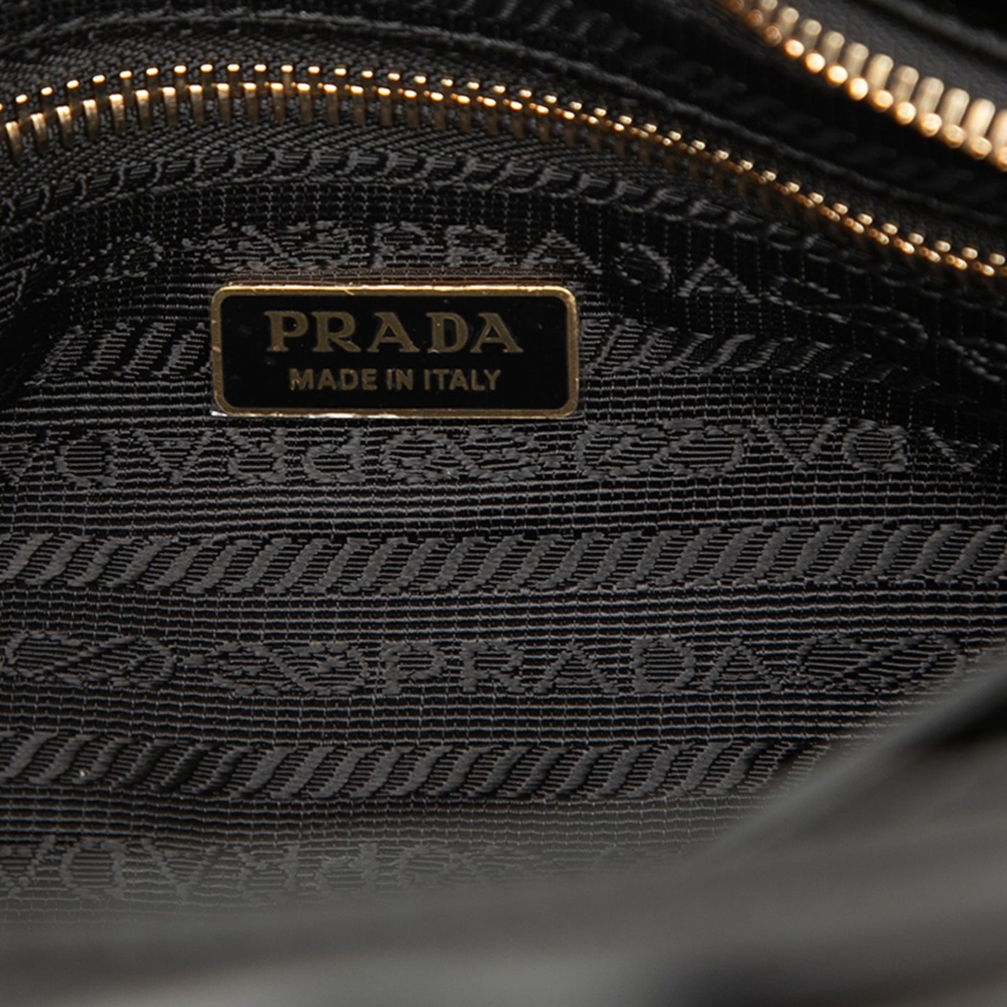 Prada Glossy Calfskin Bonnie Handbag