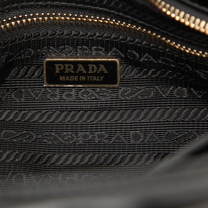 Prada Glossy Calfskin Bonnie Handbag