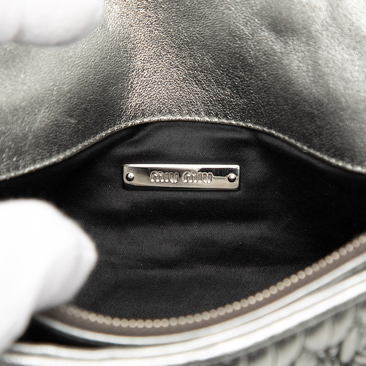 Miu Miu Crystal Chain Shoulder Bag