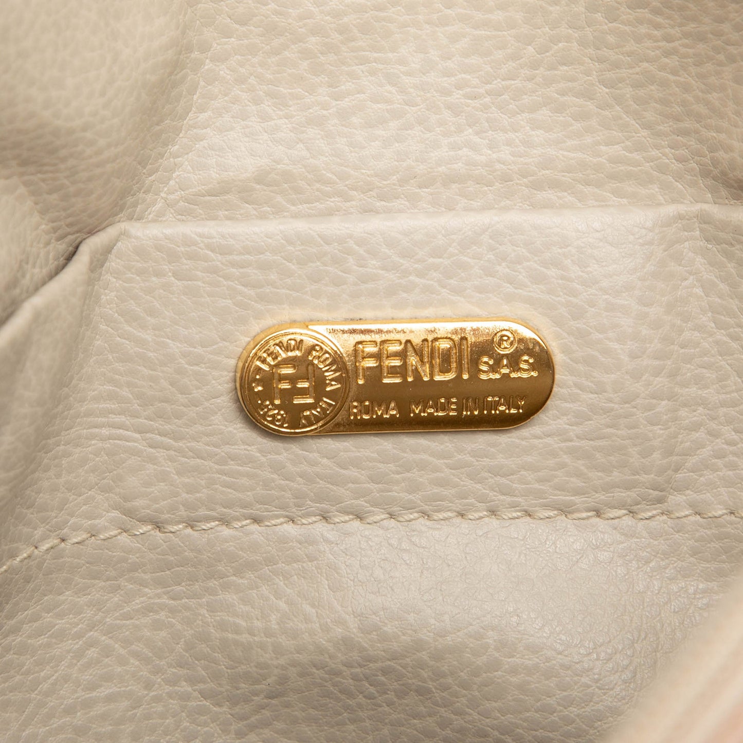 Fendi Zucca Canvas Chain Bag Secondhand