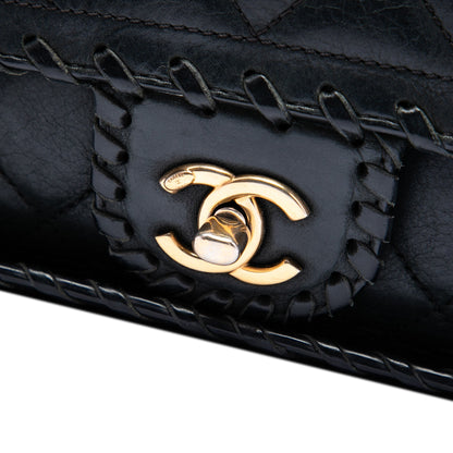Chanel Medium Quilted Iridescent Calfskin Happy Stitch Flap
