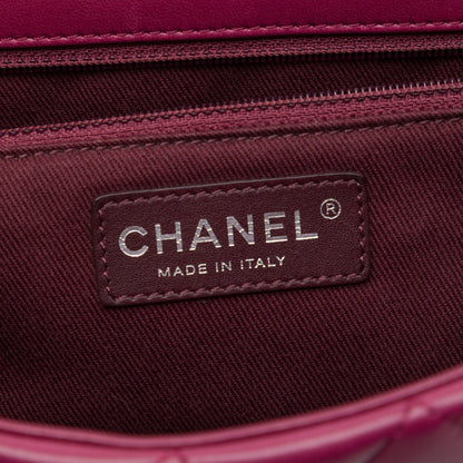 Chanel Paris Edinburgh Medium Classic Tricolor Lambskin Single Flap Bag