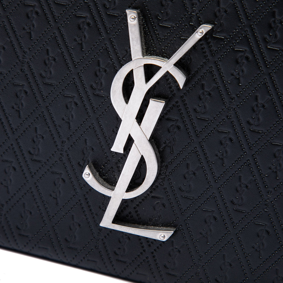 Saint Laurent Monogram Leather Take Away Box Handbag