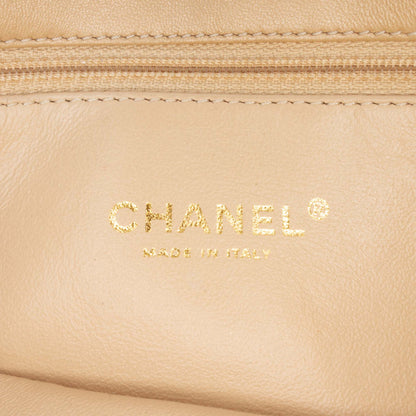 Chanel Iridescent Lambskin Pearl CC Crystal Flap