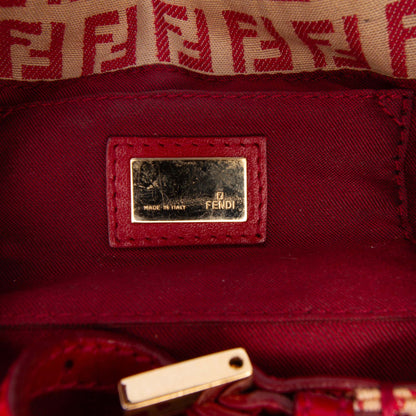 Fendi Zucchino Canvas Sporty Shoulder Bag