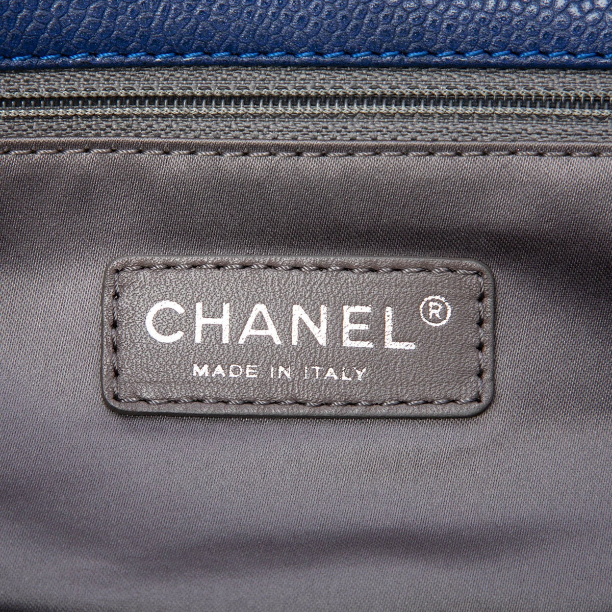 Chanel Glazed Caviar Coco Rider Multi Pocket Rider Flap Bag
