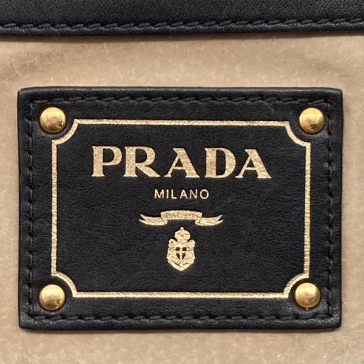 Prada Soft Calf Open Convertible Tote