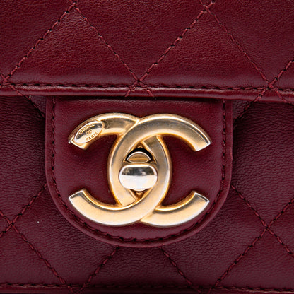 Chanel Medium Quilted Lambskin Crossing Times Flap