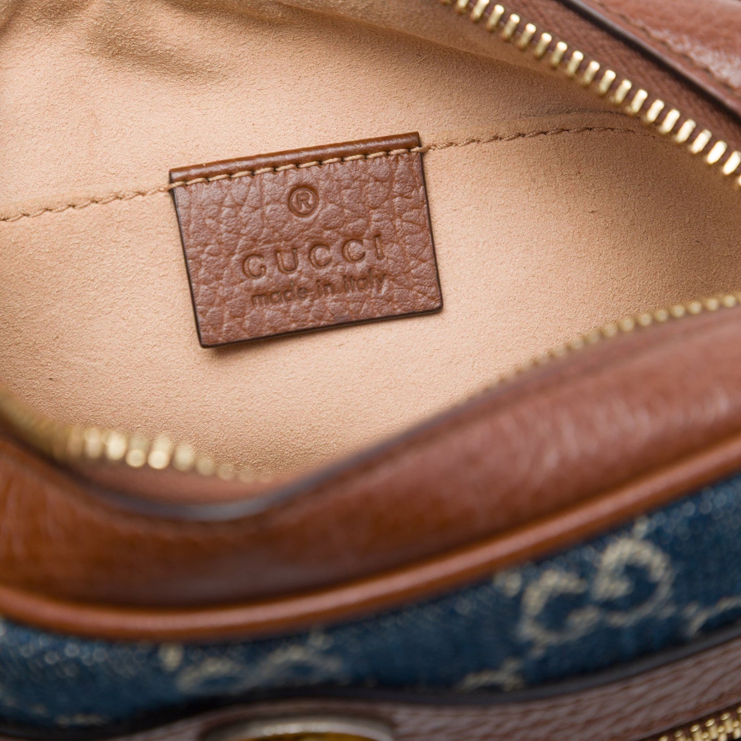 Gucci GG Denim Ophidia Crossbody Bag