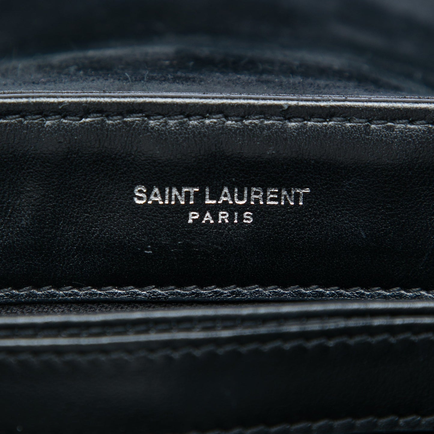 Saint Laurent Glitter Suede LouLou Crossbody