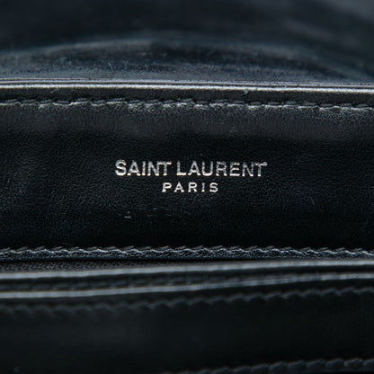Saint Laurent Glitter Suede LouLou Crossbody