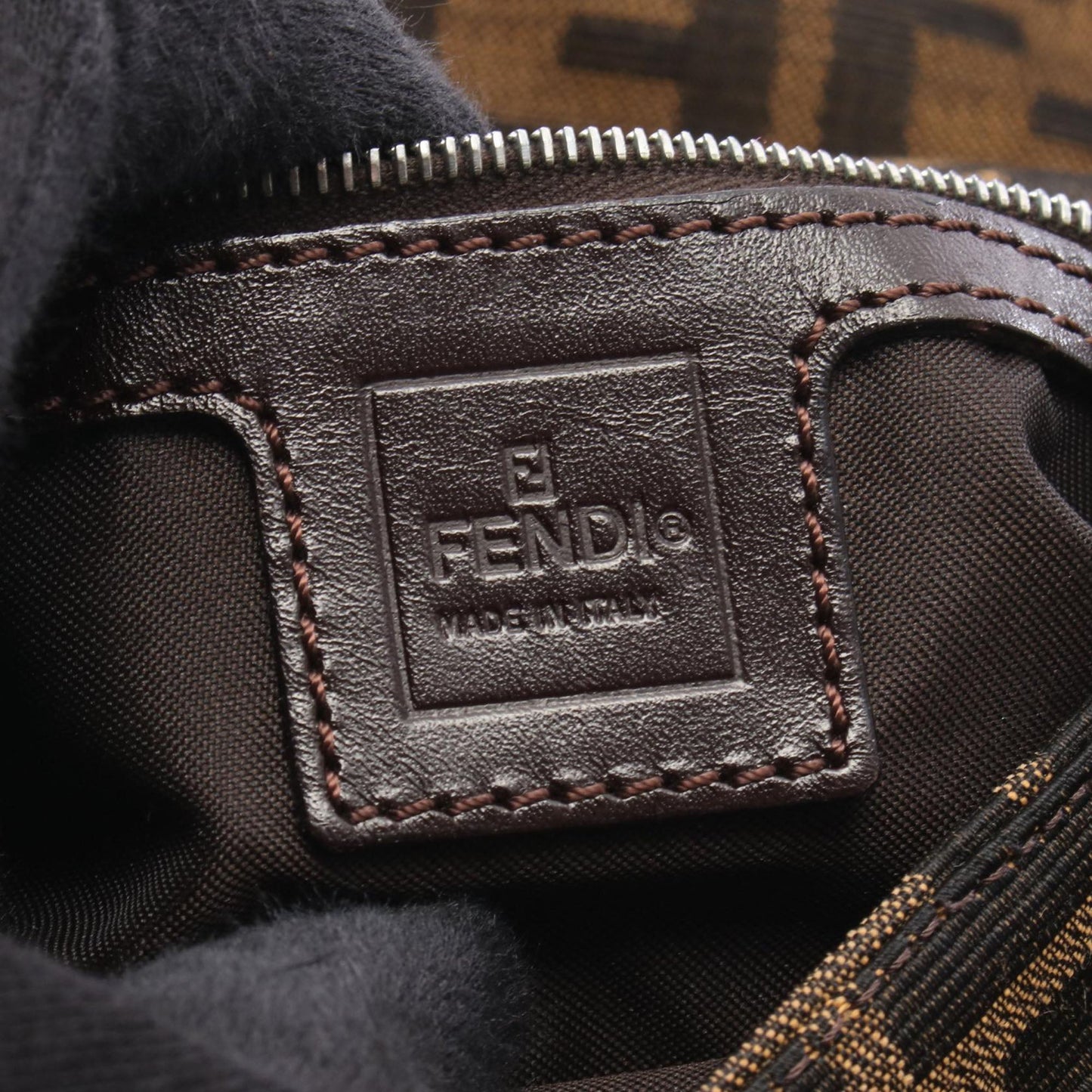 Fendi Zucca Canvas Baguette secondhand