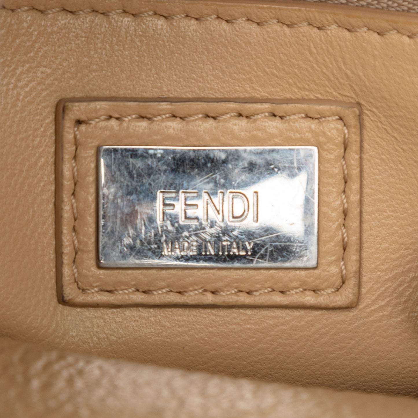 Fendi Ribbon Whipstitch Peekaboo