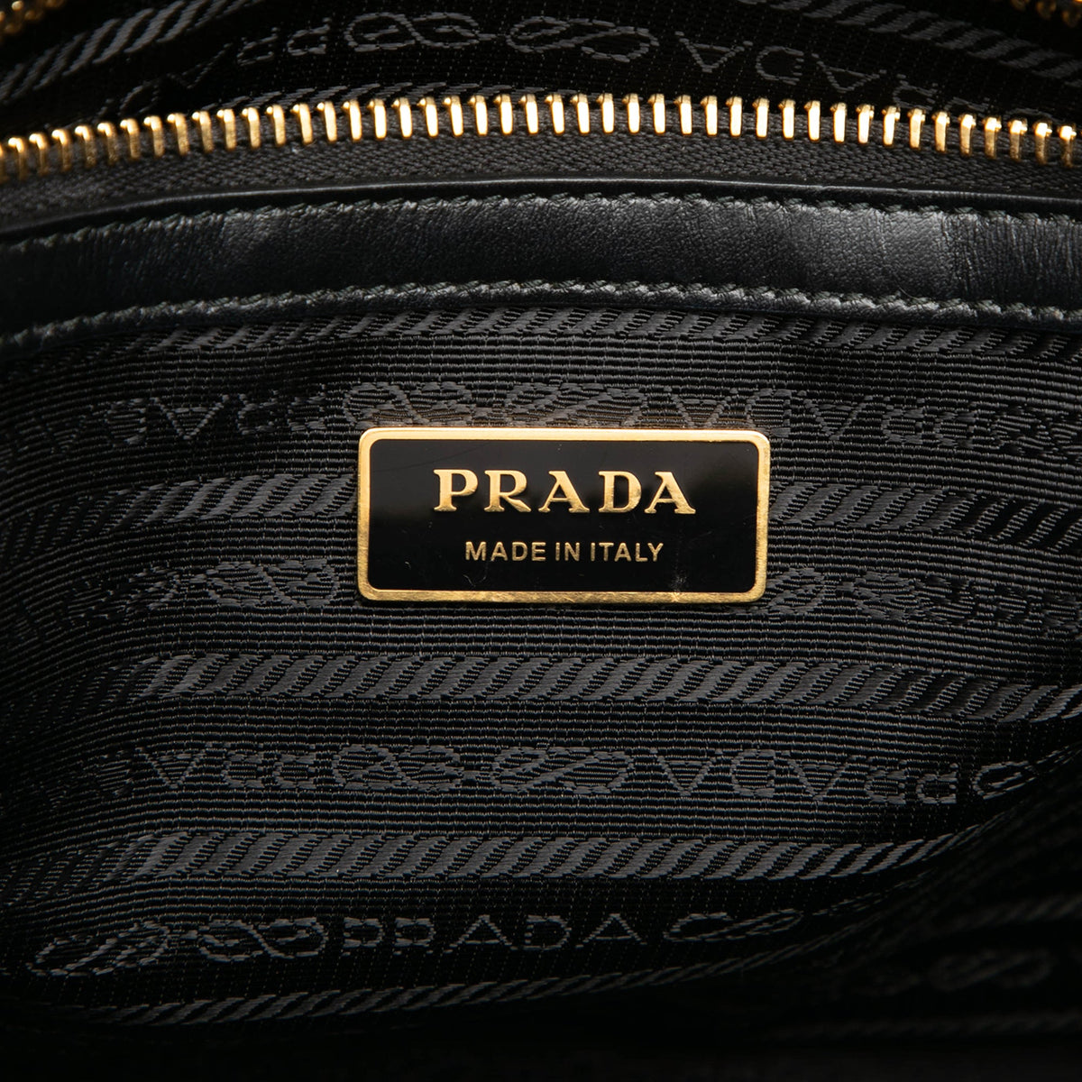 Prada Small Canvas Symbole Triangolo Satchel